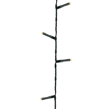 283 Cool White LED 8-Function Twinkle Glow Lights - 17 ft Green Wire